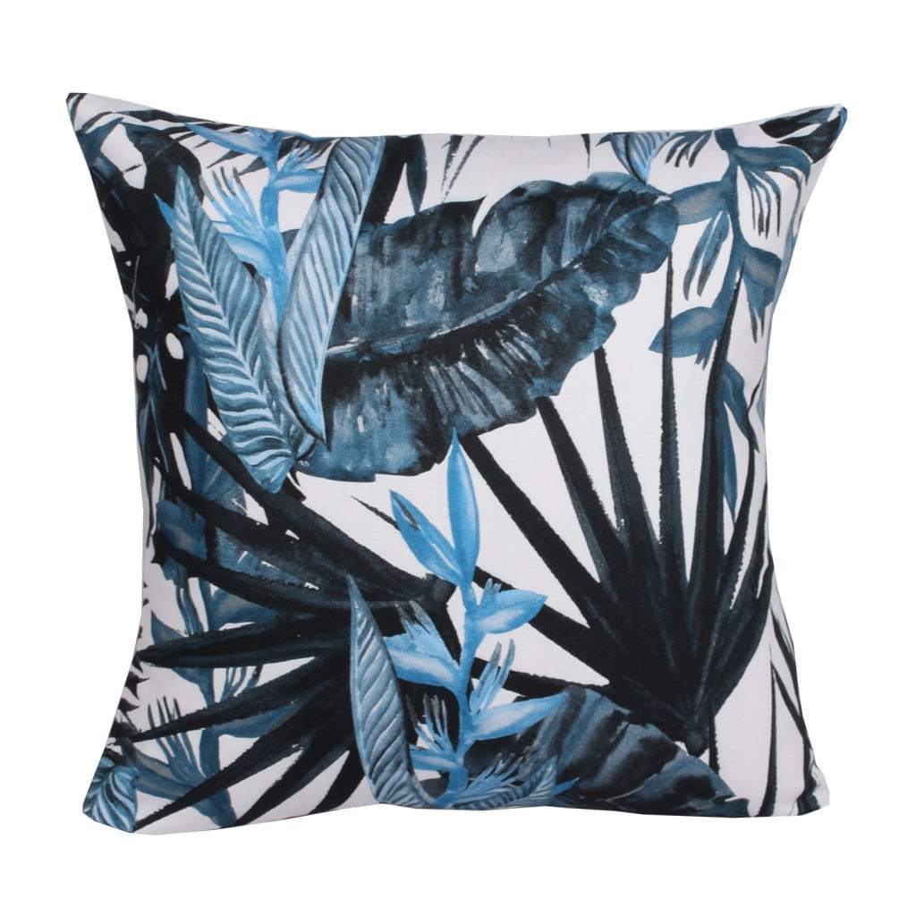 Blue Bouquet Cushion Cover (Without Filler)