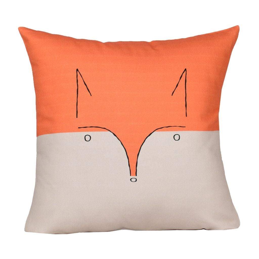 FOX FACE CUSHION COVER (WITHOUT FILLER)