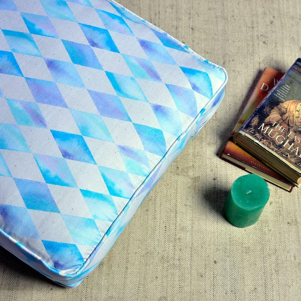 Pure Pastels Floor Cushion With Removable Cover