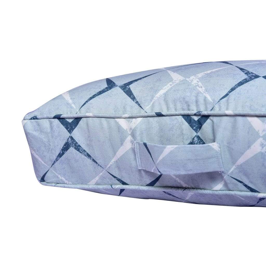 Geometric Patters Floor Cushion With Removable Cover