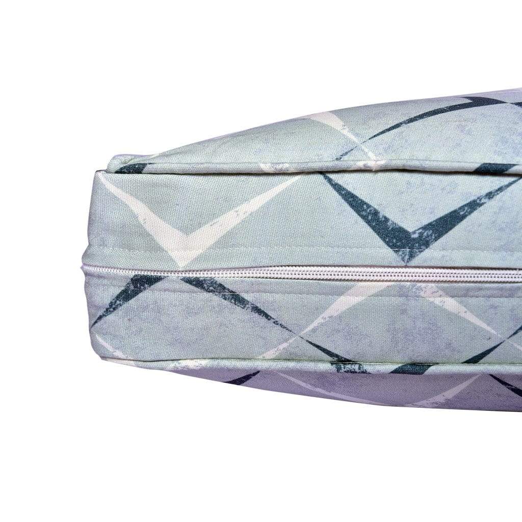 Geometric Patters Floor Cushion With Removable Cover