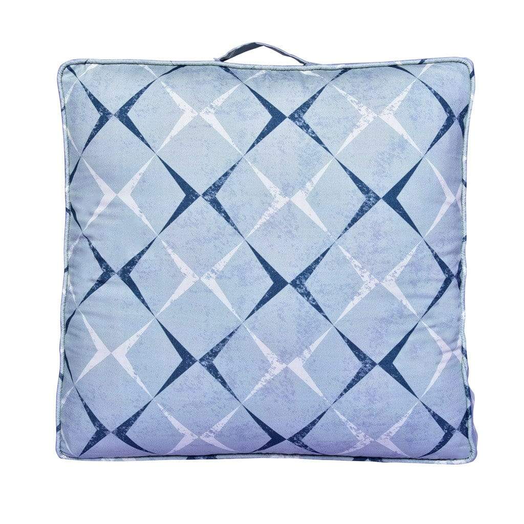 Geometric Patters Floor Cushion With Removable Cover