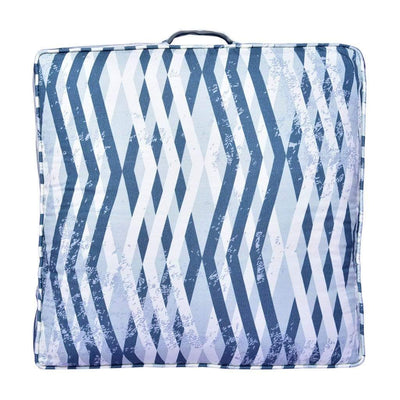 Abstract Composition Floor Cushion With Removable Cover