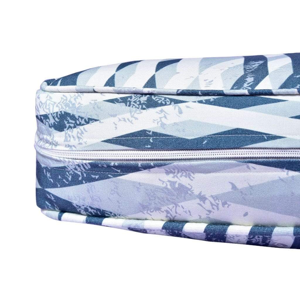 Abstract Composition Floor Cushion With Removable Cover